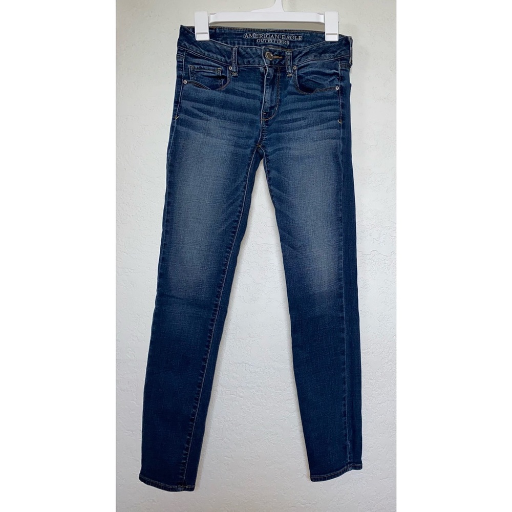 Super Stretch Dark Denim Skinny Jeans by American Eagle